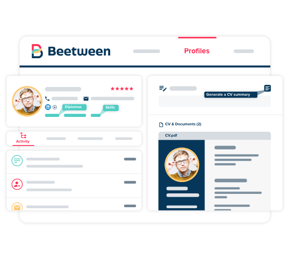 Find all the information on candidates using Beetween's customisable candidate files.
