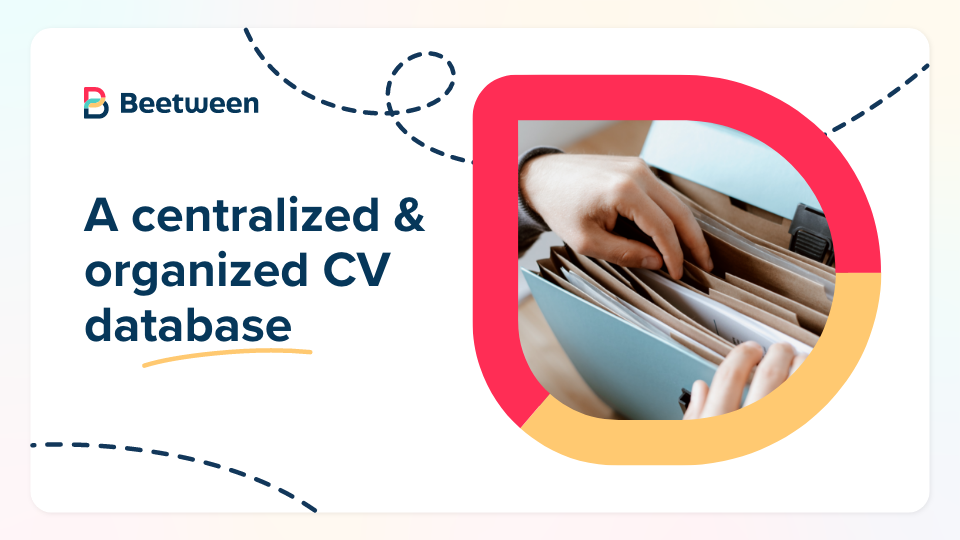 Centralized and organized CV database